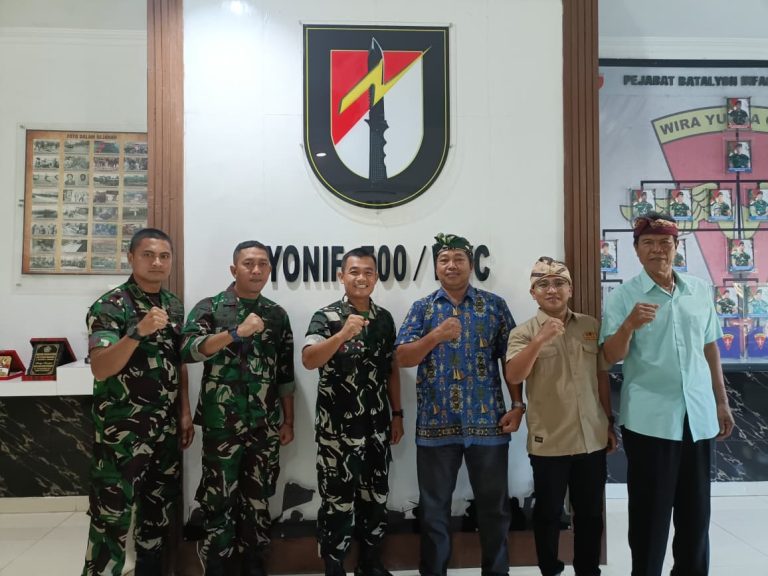 Berjumpa Danyonif 700/WYC, Banjar Tekankan Penting Sinergi Antar Tetangga